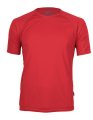 Heren Sportshirt CONA SPORTS Rainbow Tech Tee Lobster red